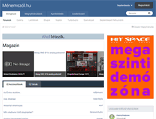 Tablet Screenshot of menemszol.hu